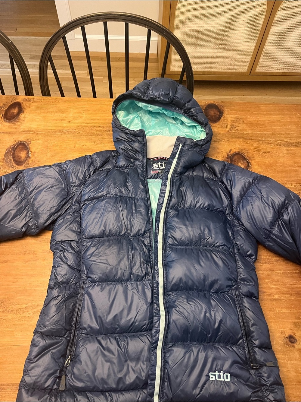 Stio Women’s Hometown Down Navy Puffer Jacket